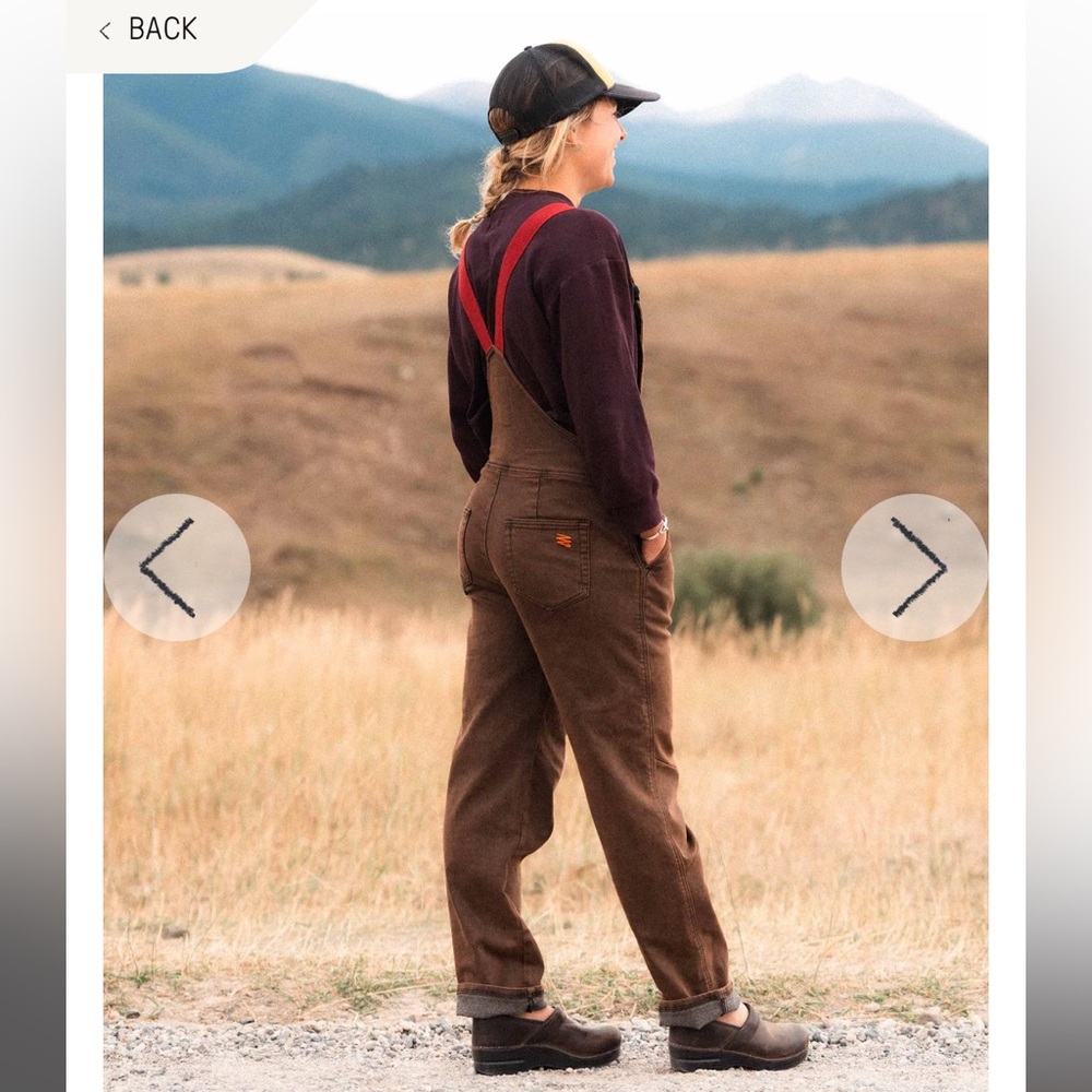 Ripton Women’s Rust Overalls